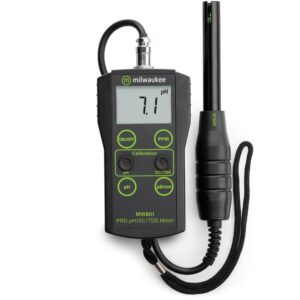 Milwaukee Instruments MW801 3 in 1 meter to monitor EC, pH and TDS.