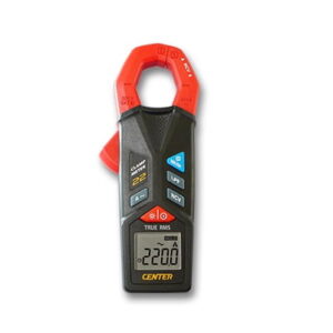 CENTER 22 Pocket size AC clamp meter with True RMS Measurement On AC mode.