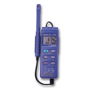 CENTER C314 Datalogger Dual Input Humidity Temperature Meter accepts a K-Type thermocouple temperature sensor and can keep 16,000 Records of data.