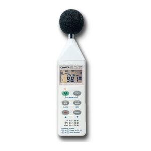 CENTER C322 Sound level data logger can keep 32,000 Records in memory.