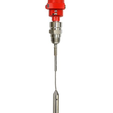 BinMaster Guided Wave Radar Level Transmitter has 4 -20 mA and Modbus RTU communication options, making it compatible with your HMI or PLC.