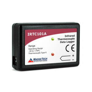 MadgeTech IRTC101A is an infrared, thermocouple-based temperature data logger, measures and records temperatures from 25 ºC to 80 ºC.